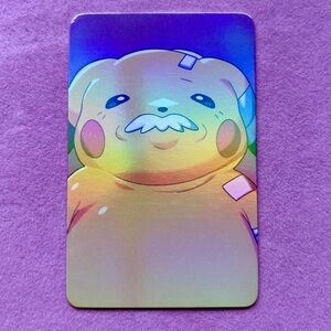 Pikachu (Vintage Style) – Soft Rainbow Holographic Card ✨